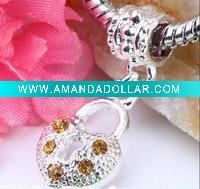 Wholesale wholesale accessories, charm bracelet, silver charm beads