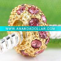 Wholesale wholesale accessories, silver bracelets beads. new design in 2011