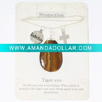 Wholesale Gemstone inspirit necklace JNK2680-8