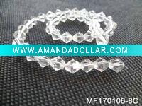 artificial glass cube beads