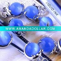 Wholesale Cat Eye Bead/Blue Stone Bead Pendant DIY Jewelry Bead