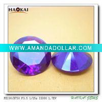 Round Glass Gemstone