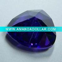 Fat triangle cubic zirconia