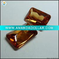 Wholesale sythetic zircon champagne jewelry gemstone