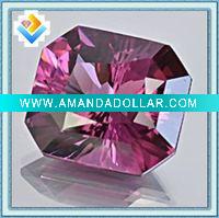 Wholesale Carmine square chamfer spinel gemstone