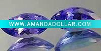 dark blue marquise tanzanite