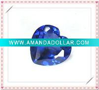 Synthetic Sapphire CZ #34 Heart Shape NO.15
