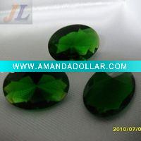 Glass gemstone