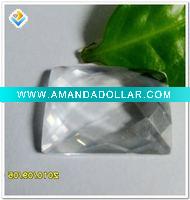 Wholesale Cushion cut cz gemstone white cubic zirconia