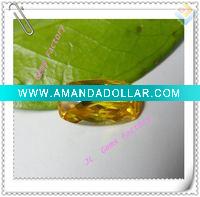 Wholesale fancy rectangle champagne cubic zirconia gems