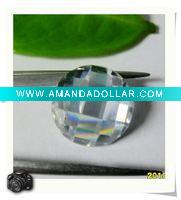 Wholesale Round checker cz gemstone cubic zirconia