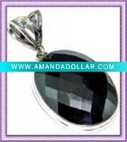 oval shape black checker board CZ gems