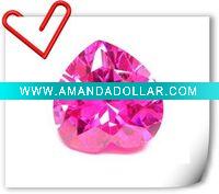 Wholesale CZ pink jewelry gemstone