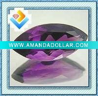 Wholesale purple marquise shape cz gems