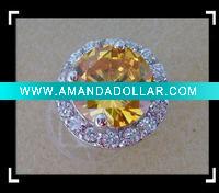 Wholesale Jewelry Gemstone ring's setting cz stone