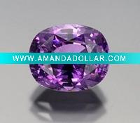 Purple Oval Shape Spinel