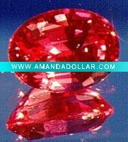 Carmine square chamfer spinel