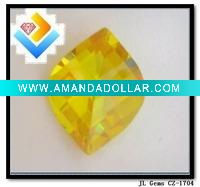 Wholesale Leaf shape cz stone gems