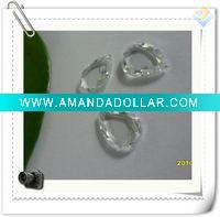 Wholesale high quality white pear shape cz gems