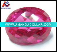 Wholesale 2# 9*11mm oval cut ruby