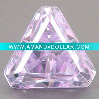 Wholesale triangle cut Cubic zirconia