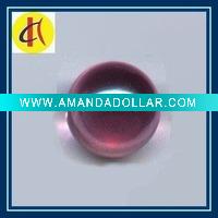 Pink Cabochon Bead CZ stone