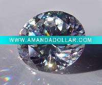Wholesale White Round Cubic Zirconia CZ