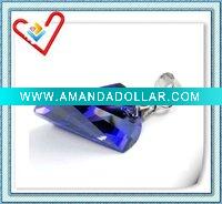 Wholesale blue fan cubic zirconia pendant