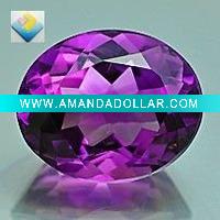 Wholesale Round shape amethyst cz