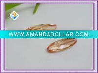 Wholesale champagne oval shape cz
