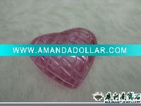 Wholesale heart shape cz gems stone