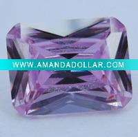 Violet Octagon Jewelry Gemstone