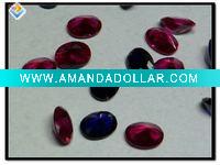 Wholesale Corundum oval jewelry gemstone