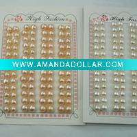 Wholesale 5-5.5mm AAA loose pair button pearl