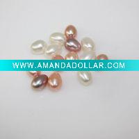 Wholesale 8-9mm nature freshwater teardrop pearl bead