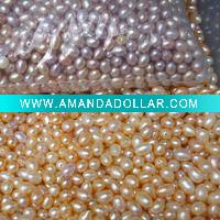 beautiful small nature oval pearl beads