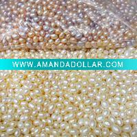 beautiful small loose rice freshwater pearl