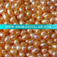 nice pink loose drop pearl jewelry