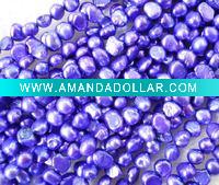 6-7mm small blue baroque pearl