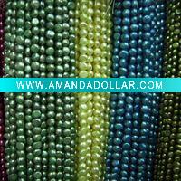 Wholesale very cheap dyed baroque pearl strand