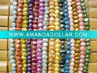 Wholesale colorful dyed baroque pearl beads