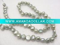 Wholesale 6-7mm Grey Freshwater Pearls Beads for Jewelry DIY Making