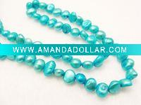 Wholesale 6-7mm Turquoise Freshwater Pearls Beads for Jewelry DIY Making