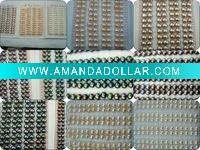 Wholesale AAA freshwater semi-round one flat cultured button pearl