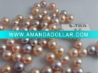Wholesale AAA loose cultured freshwater round pearl