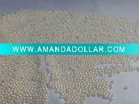 Wholesale tiny small white round freshwater pearls bead