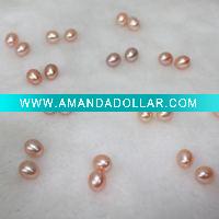 Wholesale 7.0-8.0mm rice freshwater loose pearl