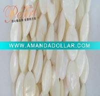 Wholesale Beautiful White Big Size Mother of Pearl Strand SP1101
