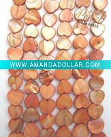 Beautiful Heart Shape Mother of Pearl Strand SP0903