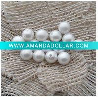 7.5 MM half hole plastic pearl